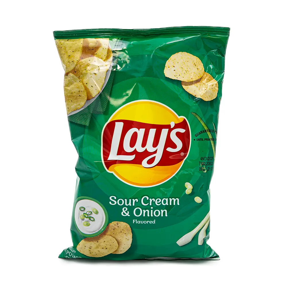 Lay’s Sour Cream & Onion Chips, 2.25 oz