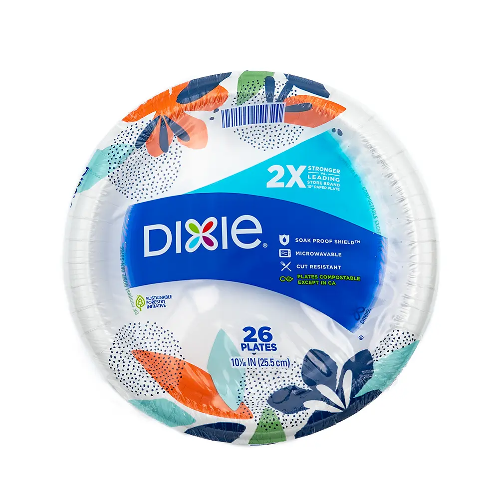 Dixie Plates, 26 x 25.5 cm