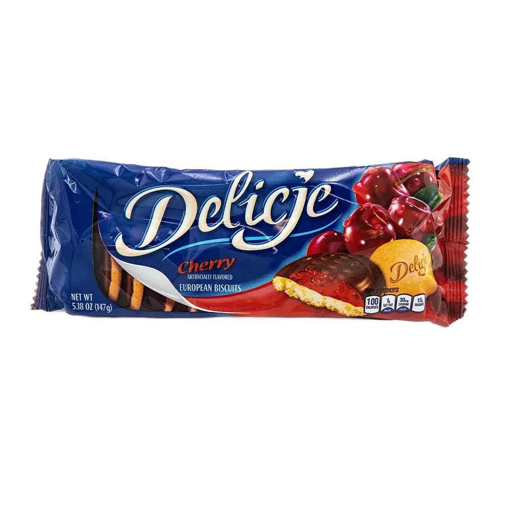Delicje Cherry Biscuits, 147 g