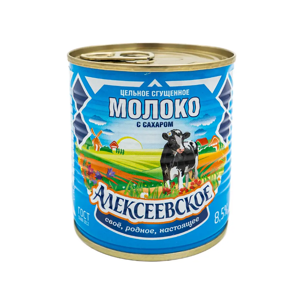 Alekseyevski Sweetened Condensed Milk, 360 g