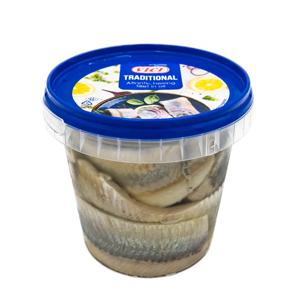 Vici Traditional Herring Fillet in Oil, 1.32 lb