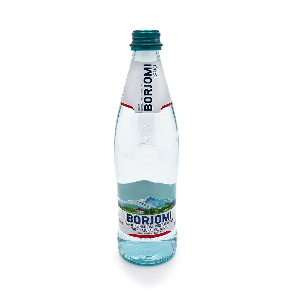 Borjomi Sparkling Water Glass, 500 ml