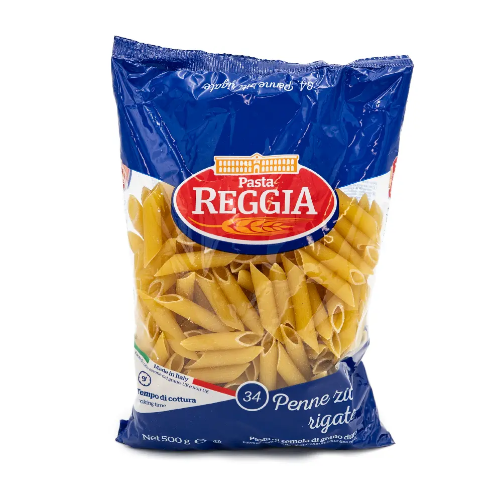 Reggia Penne Ziti Rigate Big #34, 500 g